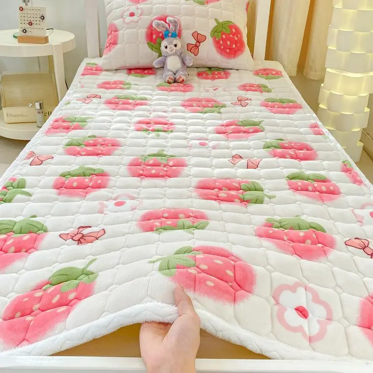 Đệm Nệm Sợi Sữa, Đệm Nằm, Đệm Gia Đình Và Ký Túc Xá, Thích Hợp Cho Sinh Viên, Nệm Đơn, Chăn Dày, Nệm Đệm Bông, Ga Trải Giường Nhung, Năm 2024 7