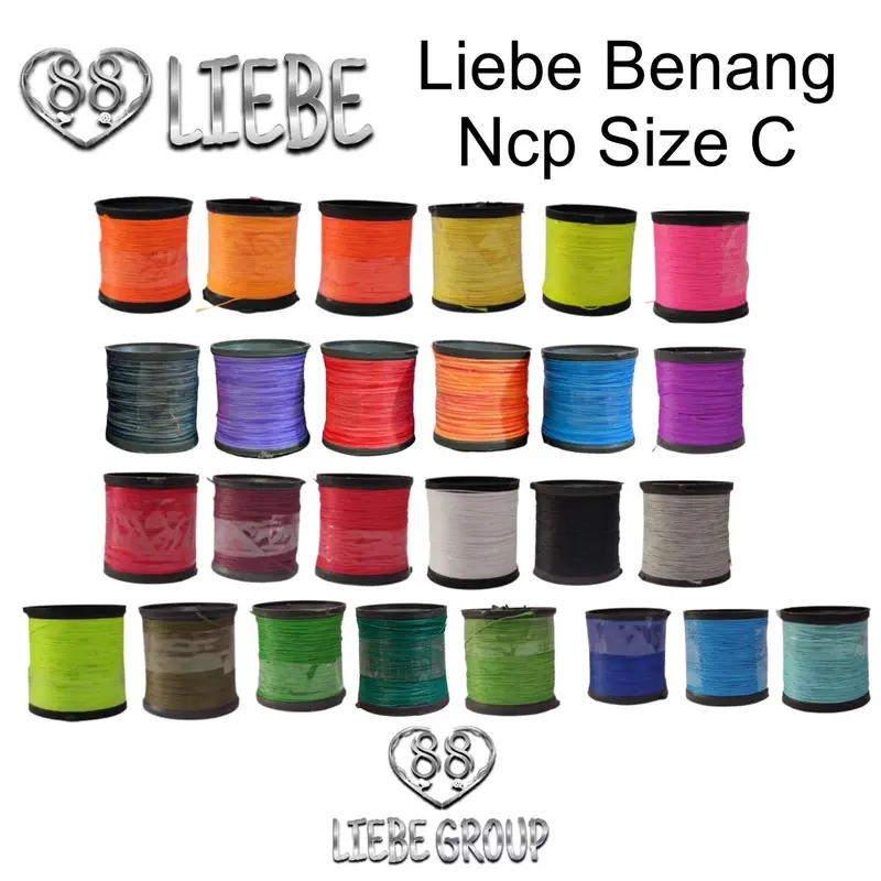 Liebe Benang ncp wrapping joran Size C roll Kecil - Benang ncp termurah 0