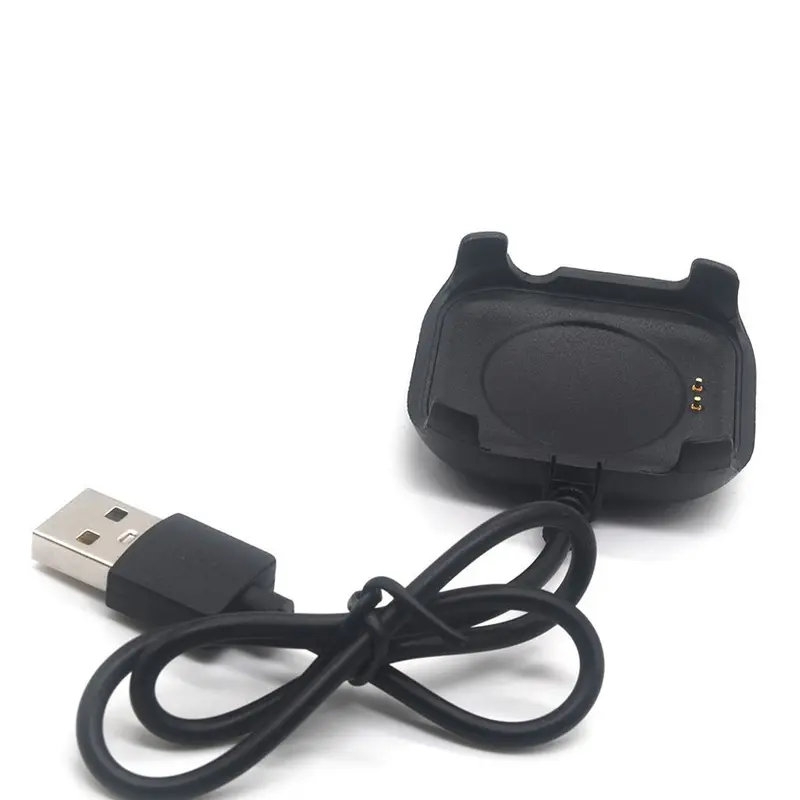 Kabel USB Charger Casan  Watch fits with HW19 HW22 2 PIN Smartwatch Jam Docking Cable Dock Charger 8