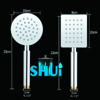 Gambar Hand Shower Stainless Kotak & Bulat dari Shui sanitary ware Kota Administrasi Jakarta Barat 2 Tokopedia
