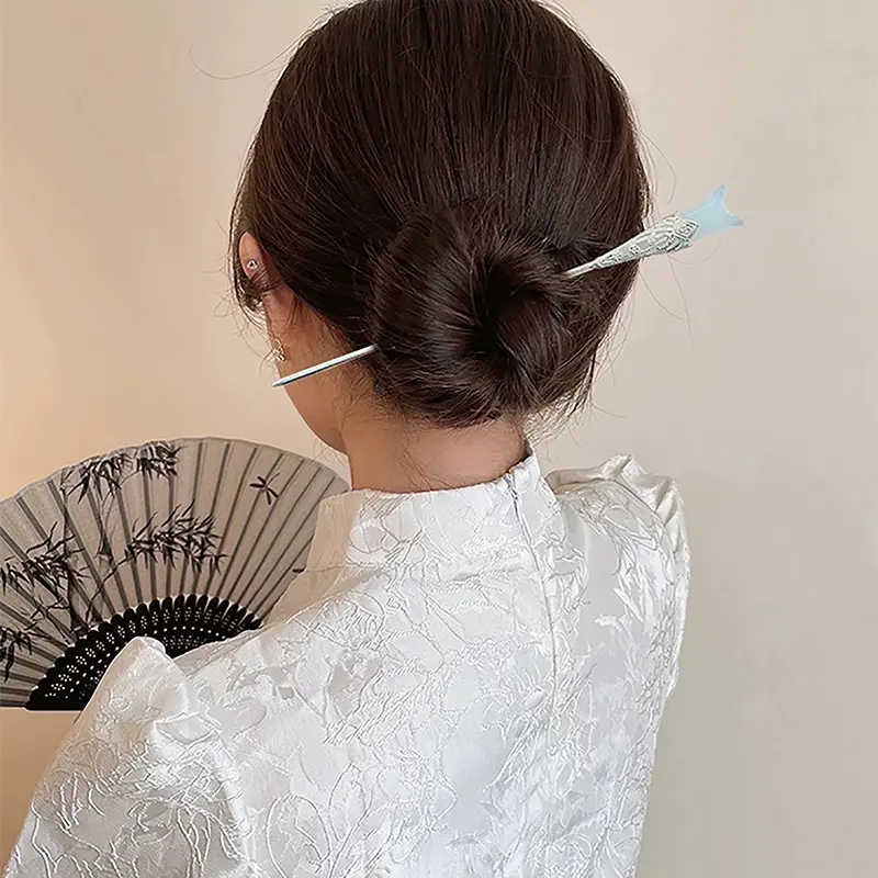 Ghim Cài Tóc Trung Quốc Cổ Điển Cho Nữ, Ghim Cài Tóc Thủ Công Tươi Mới, Bướm, Hoa, Ngôi Sao, Phụ Kiện Quyến Rũ, Đồ Trang Trí Tóc 3