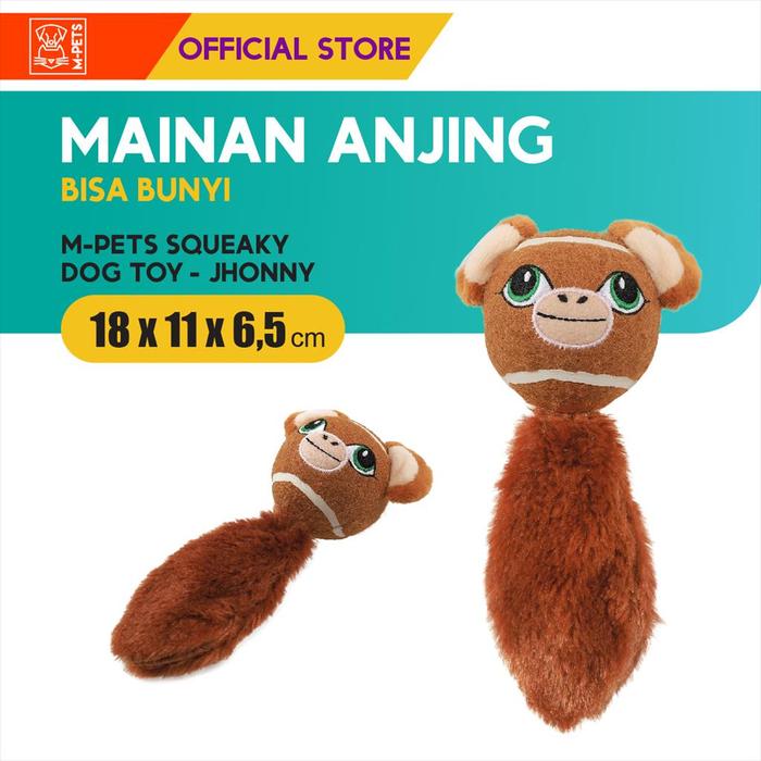 Gambar M-Pets Squeaky Dog Toy Collection / Mainan Anjing Bisa Bunyi - Jimmy, Mainan Anjing Bisa Bunyi dari M-Pets Volk Pets Indonesia Kota Tangerang 5 Tokopedia