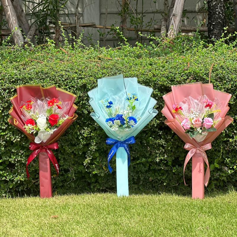Product Introduction of ช่อเปล่า 10 ใบ ดอกไม้ปลอมสีหลากหลาย ใส่ได้ทุกแบงค์ 11