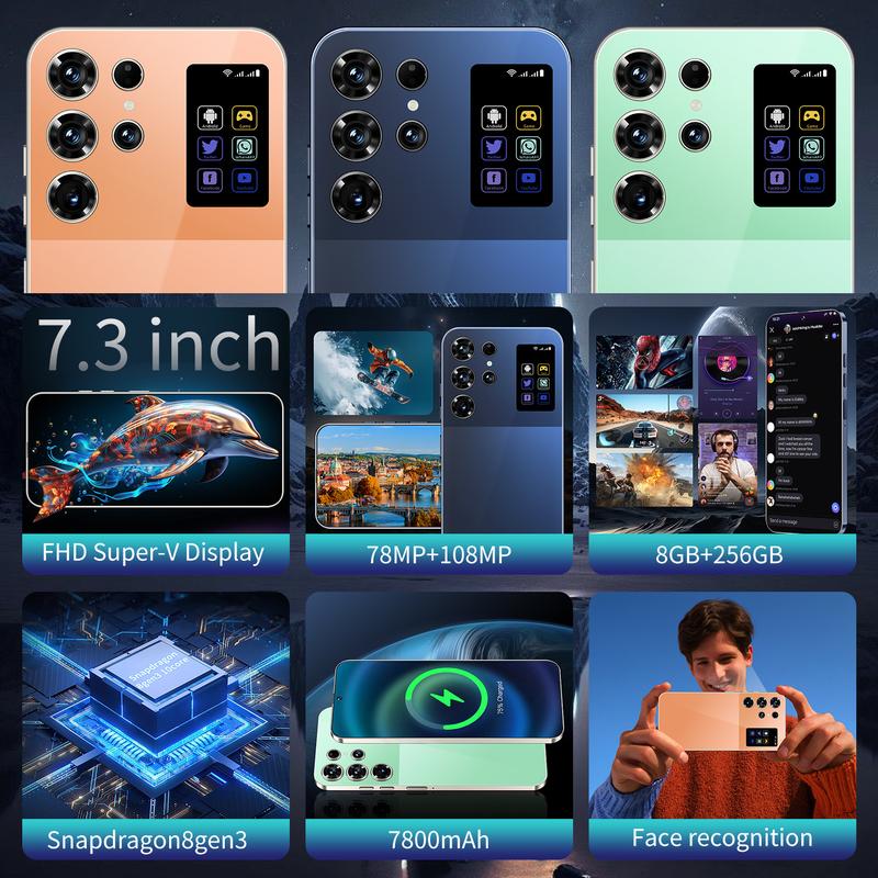 Product Introduction of 2025 S25 Unlock Smartphone 6.6HD Phone Dual SIM Card Phone 7800mAh Android 14 Original Phone Limited Time Discount Phone mobile  phone touch  screen black  phone backup  phone affordable  smartphone s mar phone hot  40  pro s25  series 7