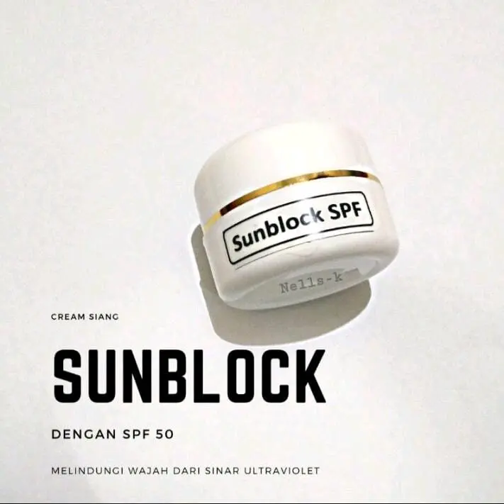 Paket Cream H*MH 0.1 + Sunblock SPF 50 untuk Memutihkan dan Melindungi Kulit dari Sinar Matahari - Facial, Hitam, Melembutkan 5