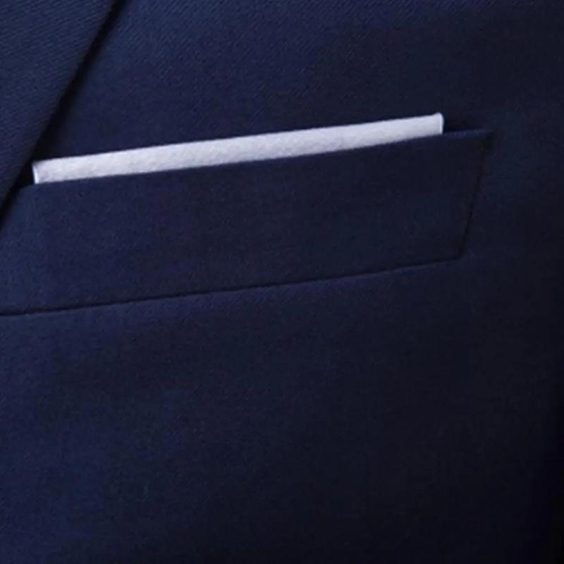 Product Introduction of Benferry 2 pcs/set plus size men solid color long sleeve lapel slim button business suit Menswear Overalls Pants Smooth Straight Stylish 30