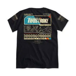 Kaos Pria Lengan Pendek Termurah Baju 2 Stroke Enthusiast Two Stroke Engine Powerfull 2Stroke / Baju Racing 2 Tak FizR Ninja Rx King