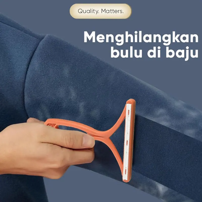 Alat Pembersih Serat Bulu Hewan Pakaian Sofa Kasur Kotoran Debu 2in1 / Sikat Pembersih Bulu Hewan Pet Hair Remover 2in1 2