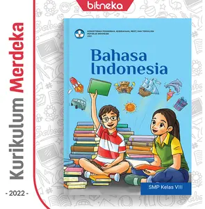 Buku Bahasa Indonesia untuk SMP Kelas 8 Kurikulum Merdeka Kurmer