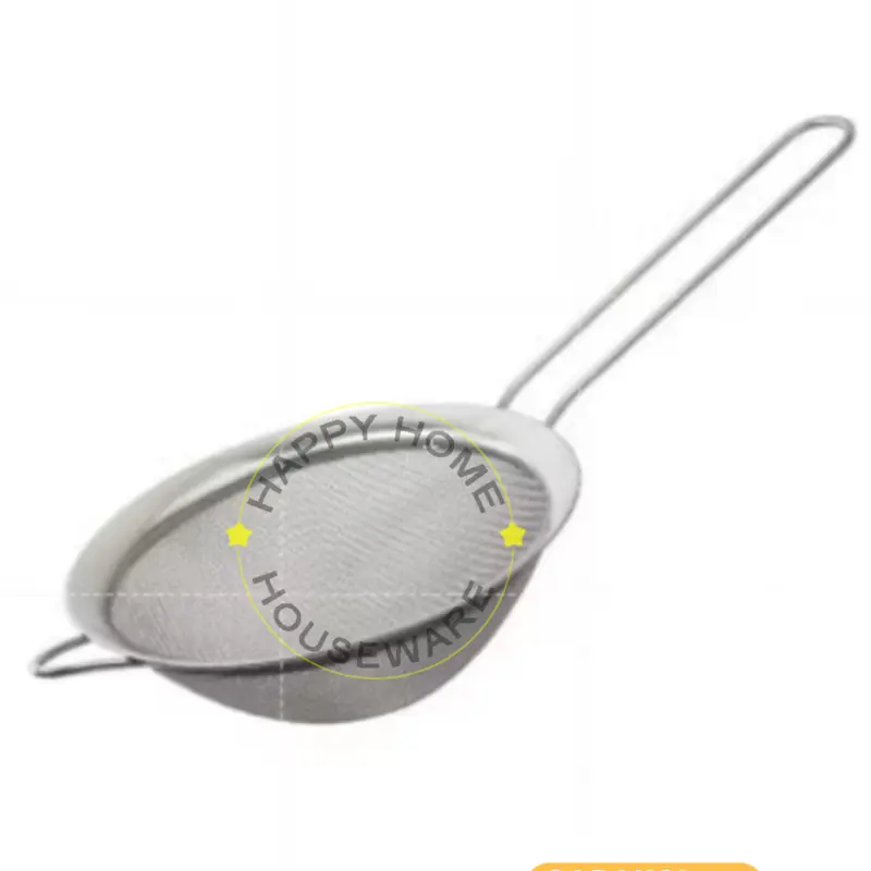 Saringan Bubur 8cm / Saringan Stainless / Tirisan Makanan / Saringan Serbaguna 3