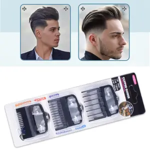 3pcs Sepatu Clipper Klipper Comb Plastik 3 Ukuran #0.5 (1.5mm) #1 (3mm) #1.5 (4.5mm) Universal