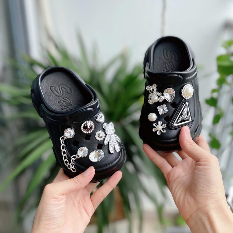 Dép sục dép kẹp KUROMI đế cao 5.5CM siêu nhẹ cho bé gái mã KRM 6