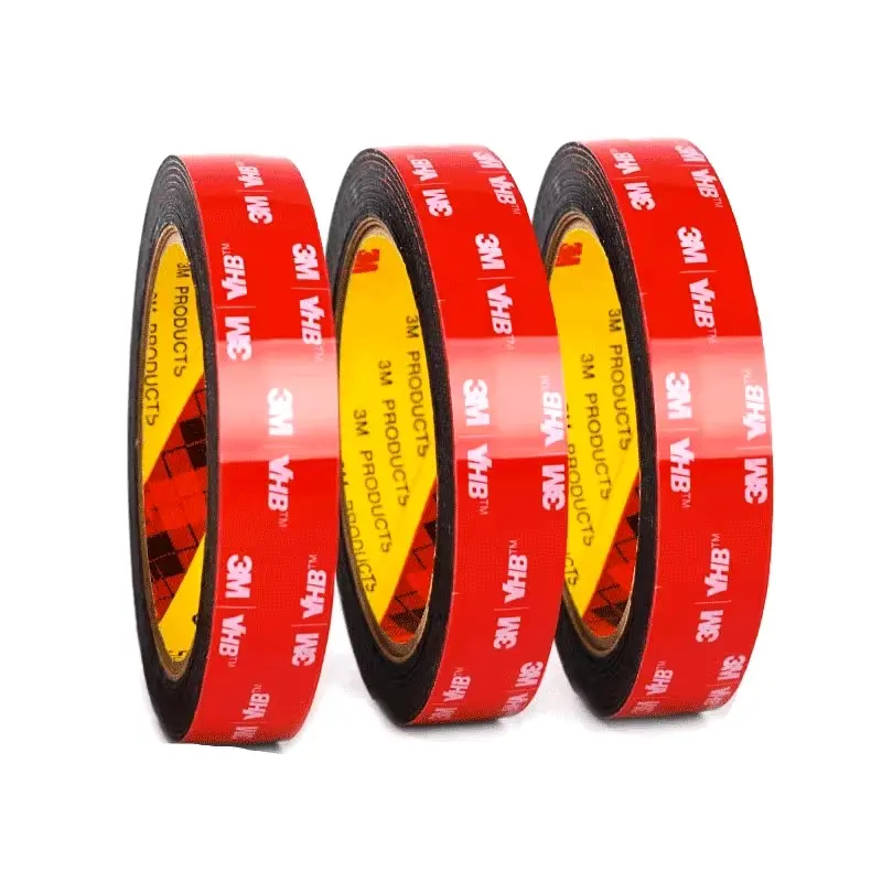 Băng Keo 2 mặt cường lực 3M VHB GPL-110GF 1.1mm, màu xám, dán vè mưa,Logo, Đồ chơi xe, nội thất... 7