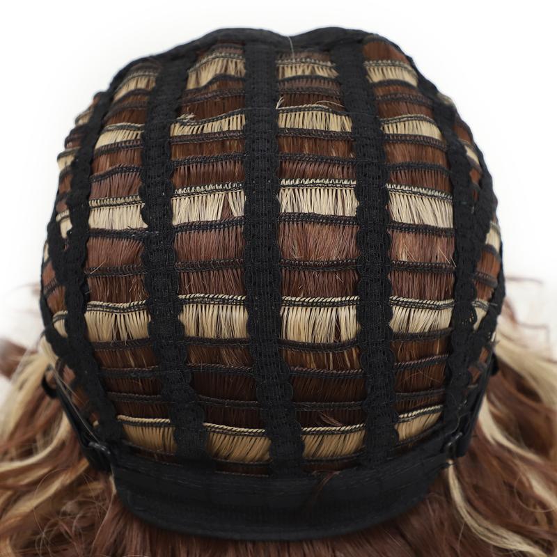 Product Introduction of New Women's Mid-Length Curly Wig 9