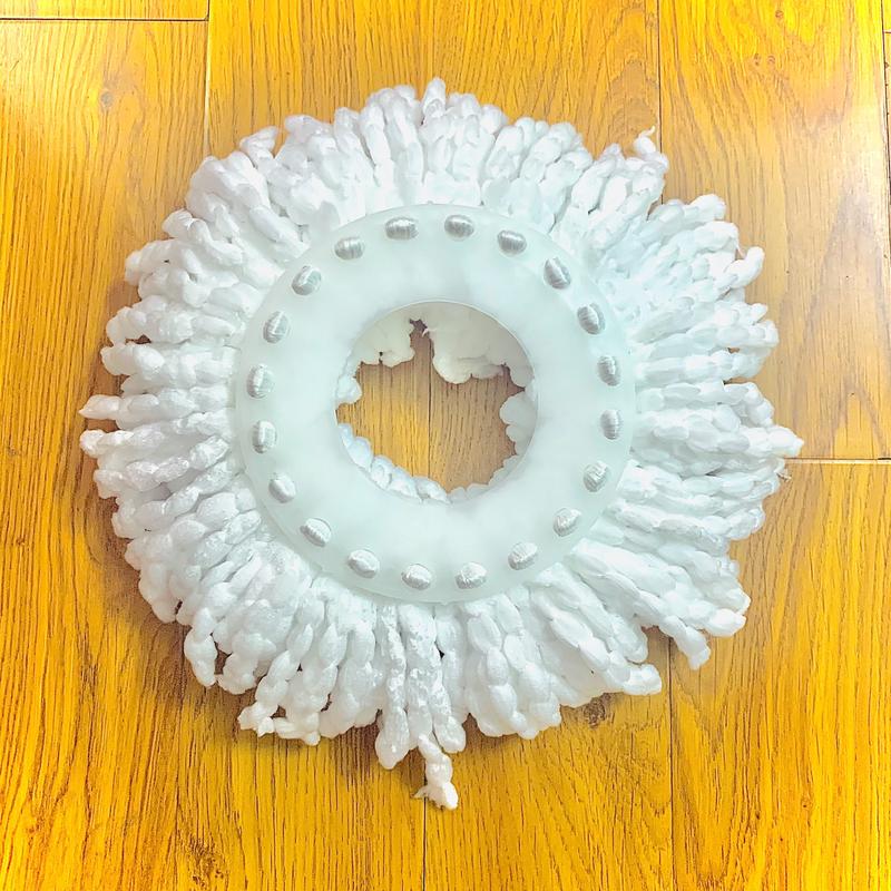 Bông Lau Nhà Thay Thế Cây Chổi Xoay 360 Độ Chất Liệu PE Siêu Thấm Hút Dùng Cho Sàn Gỗ Công Nghiệp Đá Hoa