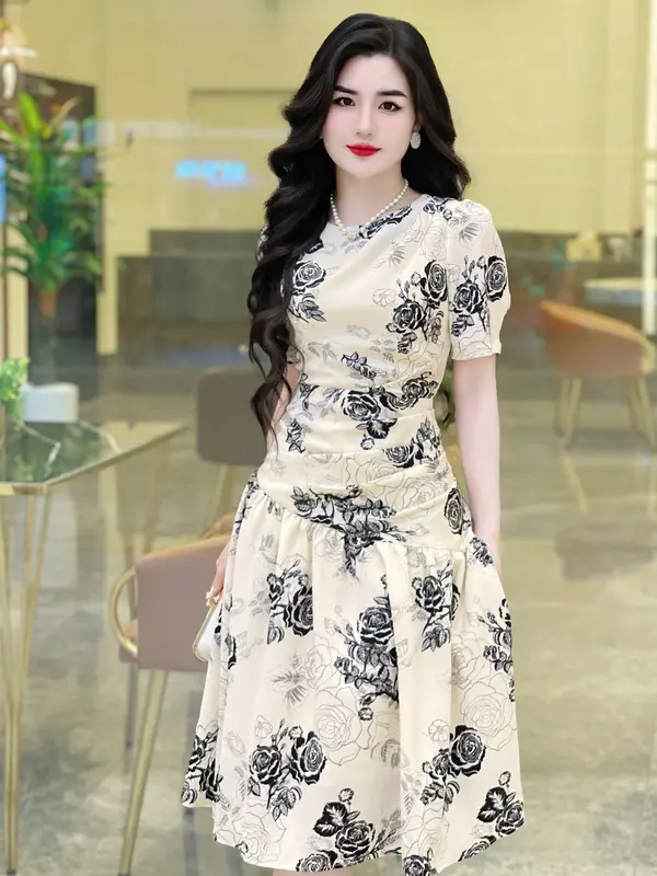 [MIỄN SHIP] BST MDU3395 Váy Lụa Mango Nhật Cao Cấp - Nét Đẹp Hoàn Mỹ Cho Phong Cách Thời Thượng Dành Cho Nữ Women Dress 3