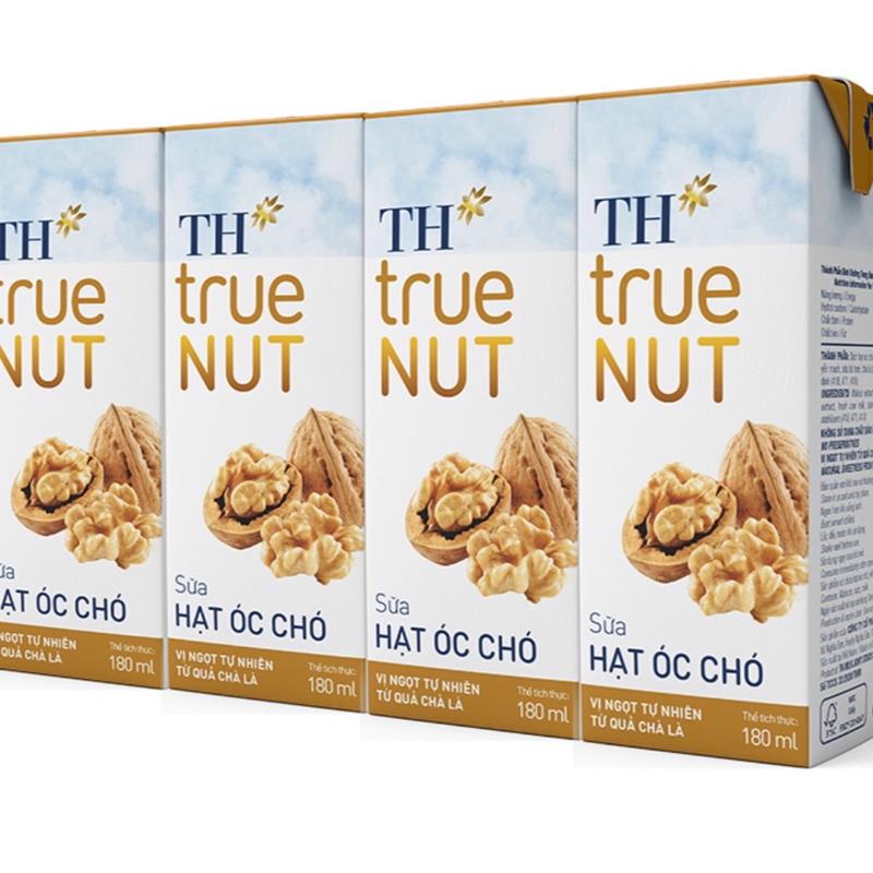 (1Thùng 180ml) - Sữa Hạt Hạnh Nhân/ Óc chó / Macca TH true NUT 180 ml