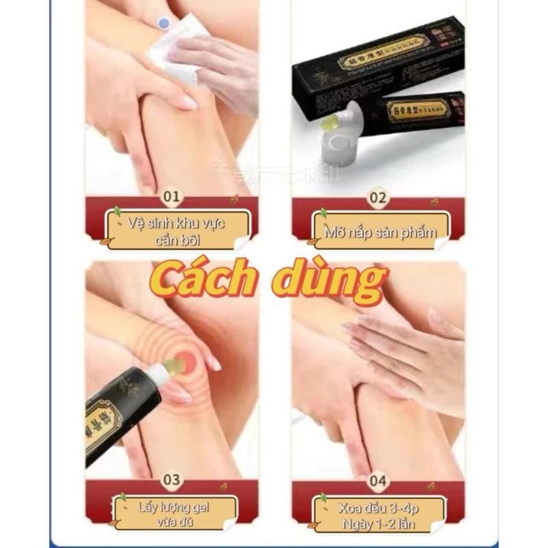 Product Introduction of (COMBO 5)Tuýp Gel hỗ trợ giảm đau thắt lưng, thoát vị đĩa đệm, giảm đau xương khớp, thoái hoá, bong gân hộp 20g-LUTAMALY 5