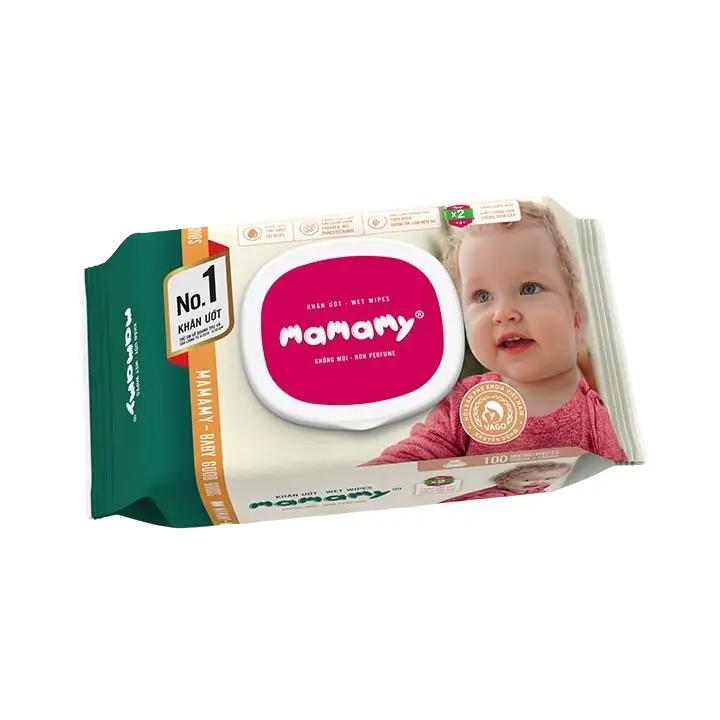 Khăn Ướt Mamamyy 100 Tờ Không Mùi Cho Bé - Sản Phẩm Cho Bé khăn ướt