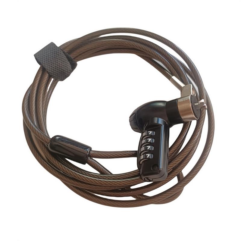 Computer Lock Laptop Lock Security Locking Digital Password Protection Lock Cable Anti Theft Lock for Laptop Computer 4