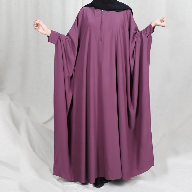 Product Introduction of Large Swing Solid Color Robe Dress plus Size Women's Loose Casual| abayas singapore alaydrus bambina baju kurung raya 2025 ke barung butterfly sparkly dress coquette mesir black lavella luna plus size pashmina zainab collection glitter 13