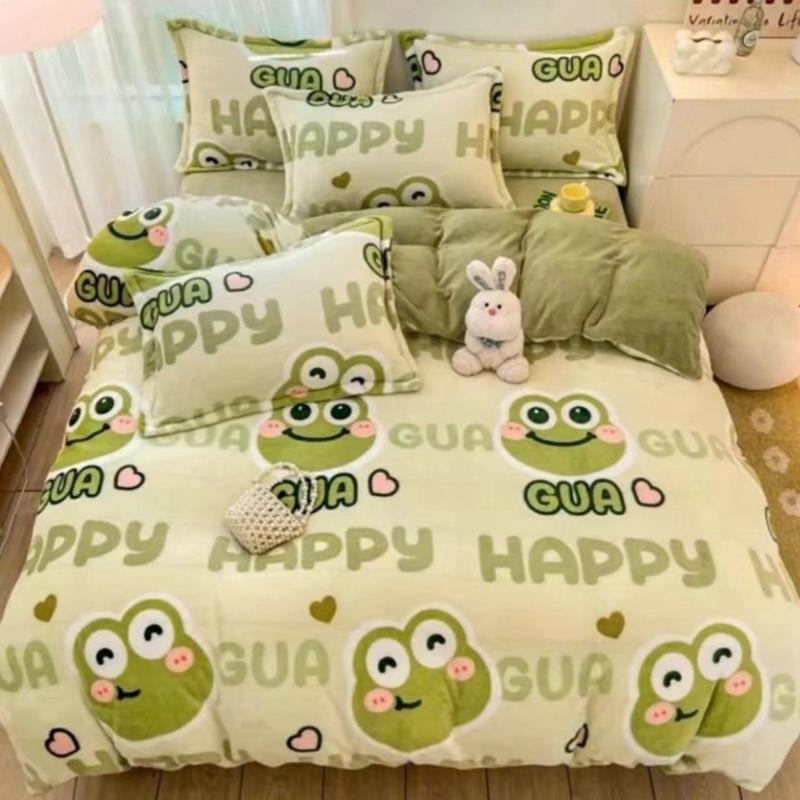 Sét 5 món chăn ga hót của năm ( chăn phao sẵn ruột + 1 ga bọc nệm + 2 vỏ gối nằm + 1 vỏ gối ôm ) 5