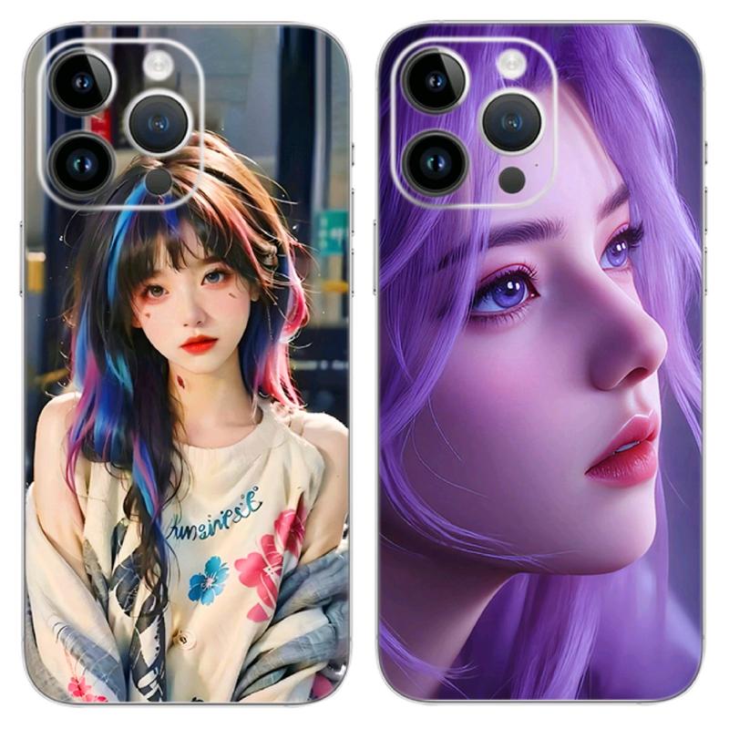 [Girl xinh] Skin Miếng dán PPF Full viền dán mặt sau điện thoại iphone Case Chống Sốc