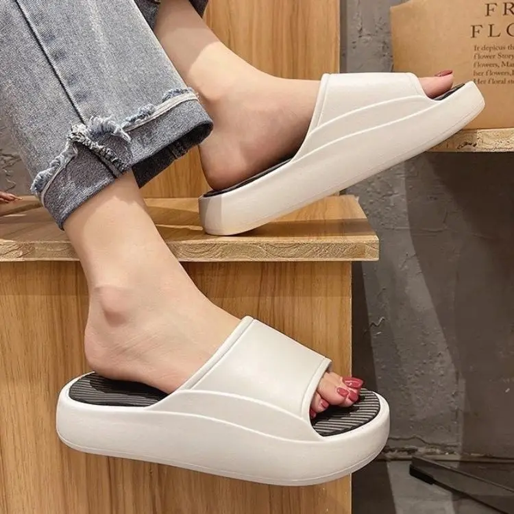 Dép unisex nam nữ bánh mì siêu êm DéP Slipper Women Dép Lê Có Quai 0