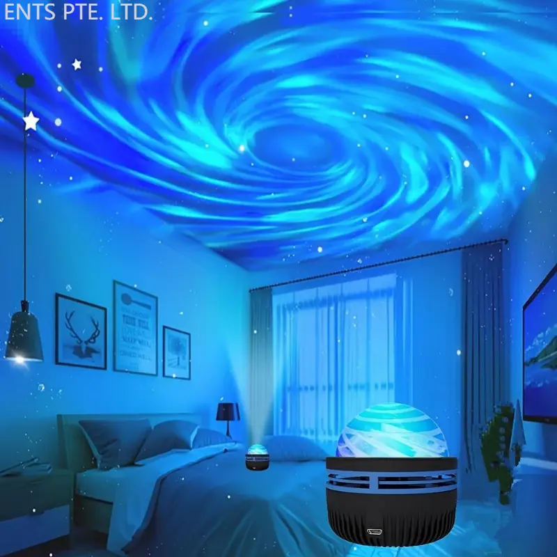 LED Galaxy Projector Light Colorful Galaxy Sky Projector Bedroom Night Light Kids Room Decoration Christmas Party Decoration