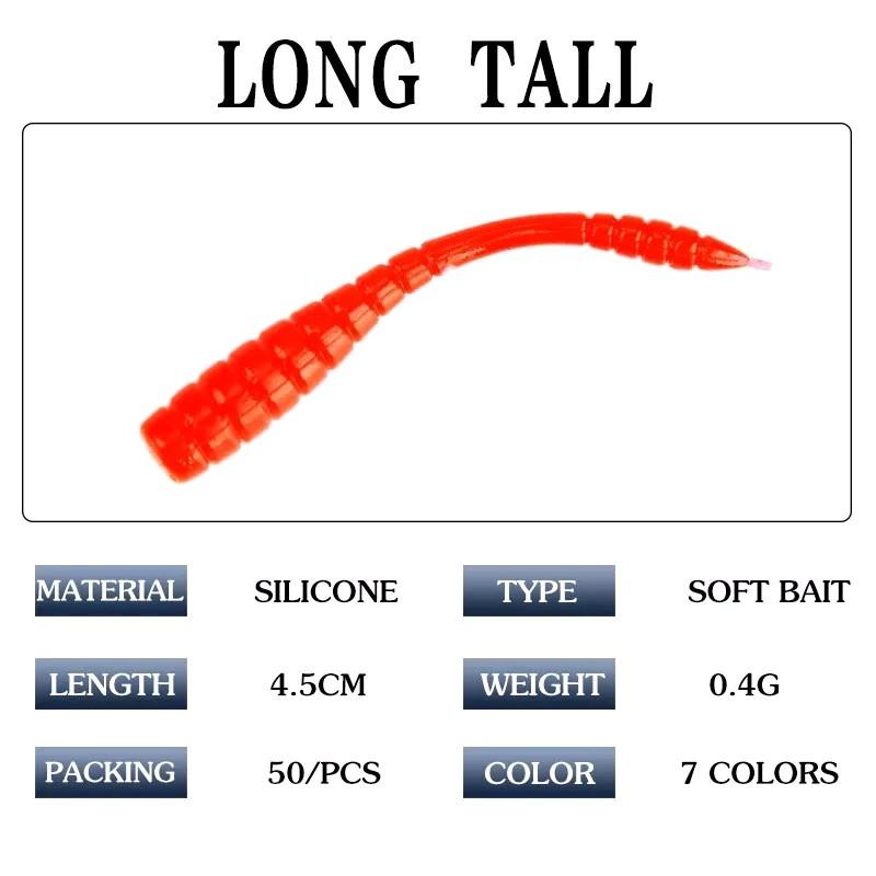 10PCS UMPAN PANCING LURE CASTING SOFTLURE AJIG 4.5CM ULTRALIGHT 3