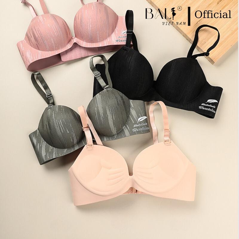 Áo Ngực Nữ Mút Bàn Tay, Áo Lót Không Gọng Đệm Mút 3cm Hoạ Tiết Lông Ngỗng Bali Việt Nam - Mã A30