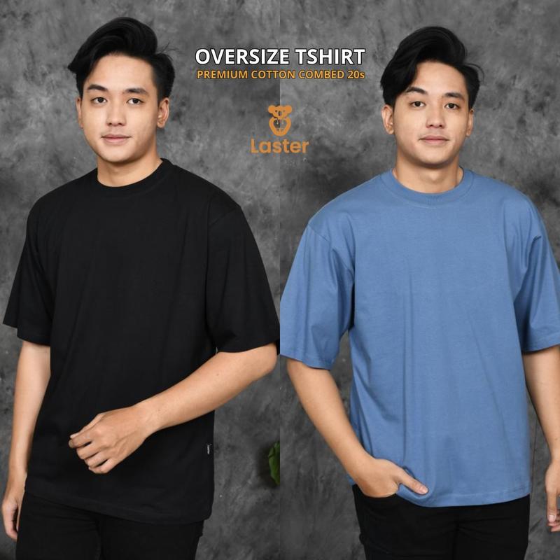 KAOS POLOS OVERSIZE PRIA DAN WANITA COTTON COMBED 20S 1