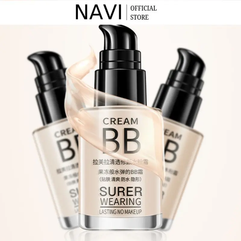 Kem nền che khuyết điểm 30ml nền mỏng nhẹ dễ tán kem nền dạng lỏng makeup trang điểm đẹp NAVI Cosmetic Mỹ Phẩm