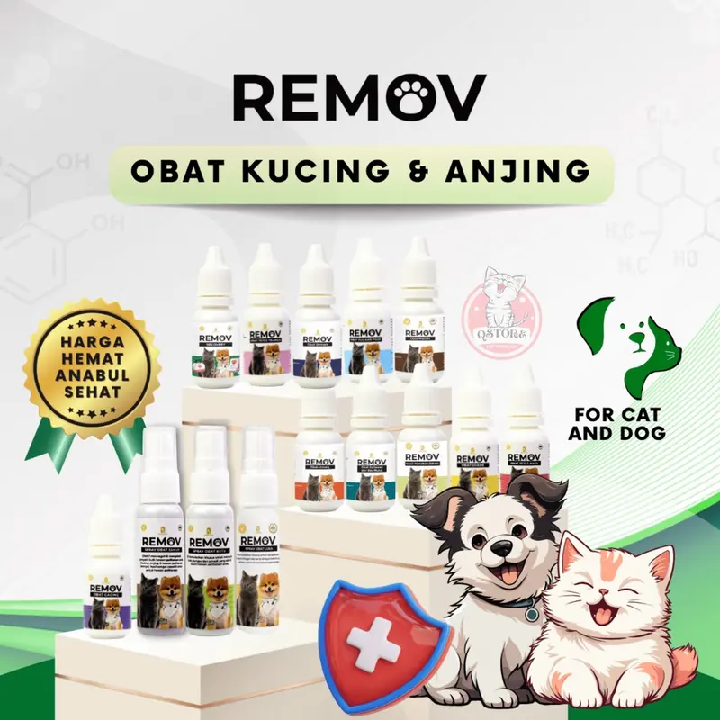 Remov Spray Obat Luka Kucing dan Anjing 30 ml Ampuh Mempercepat Penyembuhan Luka Bakar Cakar Robek 2