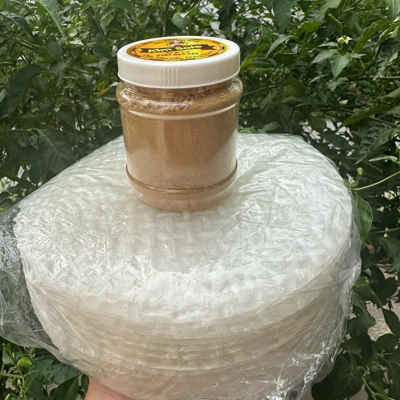  Combo muối sặc 250g  và bánh tráng 500g  Tây Ninh 