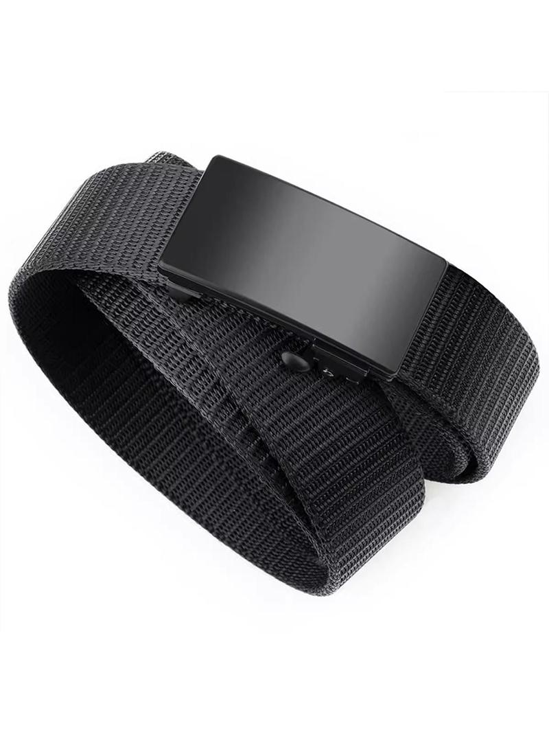 Product Introduction of Men's Automatic Buckle Tape Belt, Adjustable Tape Belt, Portable Sportive Belt, Fashionable Waistband for Outdoor Sports, Casual Waistband for Jeans Trousers 3