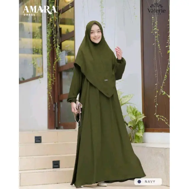 SET GAMIS AMARA BAHAN CRINKLE AIRFLOW 0