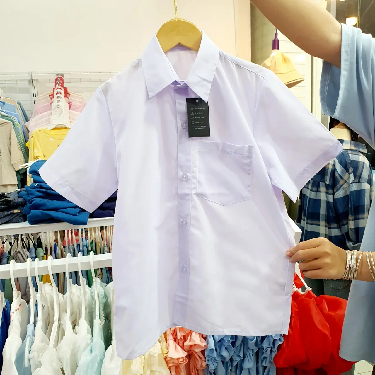 Áo sơ mi đồng phục học sinh bé trai cấp 1,cấp 2. Áo sơ mi đi học bé trai cấp 1, áo sơ mi đồng phục hoc sinh cấp 1,cấp  2