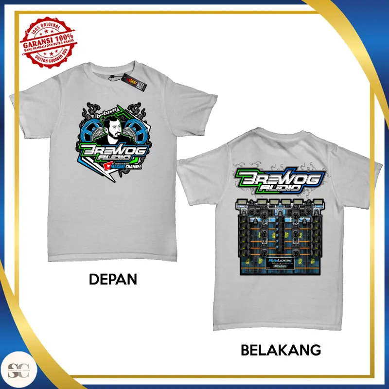 [SC] | Baju Kaos Anak Sound System Brewog Audio Sound Horeg Team Sotok 1-10 Tahun Laki-laki Full Logo | Cotton Combed 30s 4