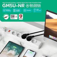 Gambar Ges Surge Protector GM5U-NR GM5UNR 5 Outlets 230V Colokan Anti Petir 5 Sockets 3 USB Output 2M Kabel Garansi 2 Tahun dari DYNAMIX IT Kota Surabaya 5 Tokopedia
