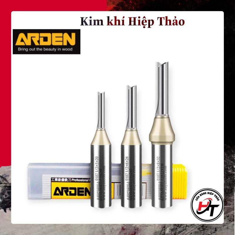 Mũi cắt cnc dao phay cnc gỗ ARDEN 2 me cánh thẳng tct 0107 3mm 4mm 5mm 6mm 8mm MCCNC-AD
