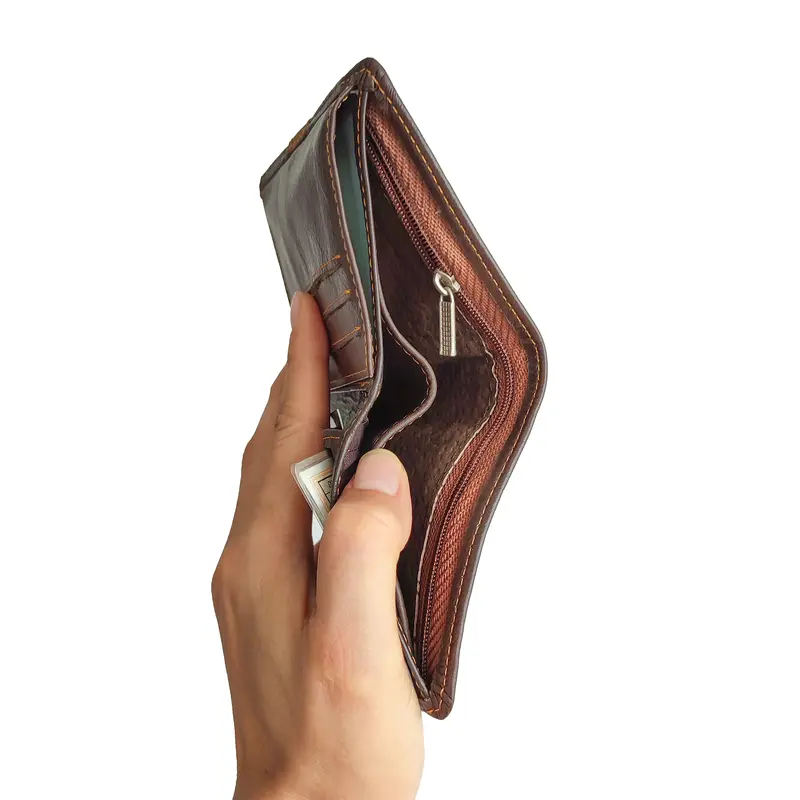 Ví nam da bò cao cấp, giá mềm, fullbox, bảo hành 12 tháng, đổi trả 7 ngày Wallet 3