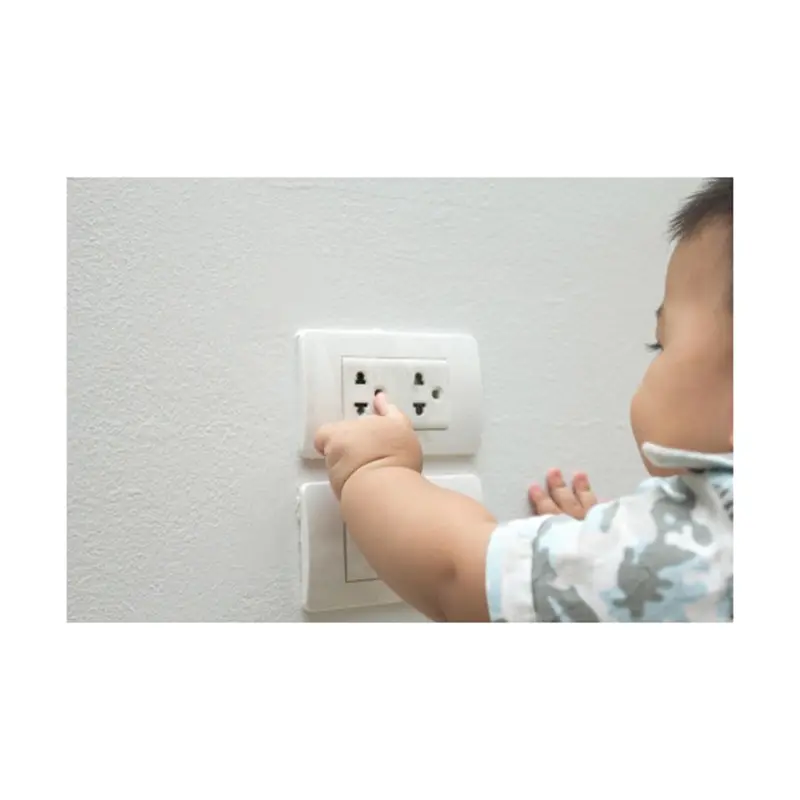 Nút Bịt Ổ Điện Chống Cháy, Chống Giật An Toàn Cho Bé- Che Ổ Điện 2 Chân( BỊT Ổ ĐIỆN) 8