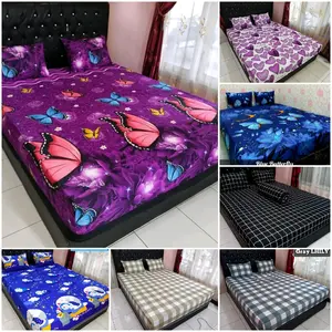 SPREI Ukuran 200X200X20 sprei jumbo Guling Karet Bantal