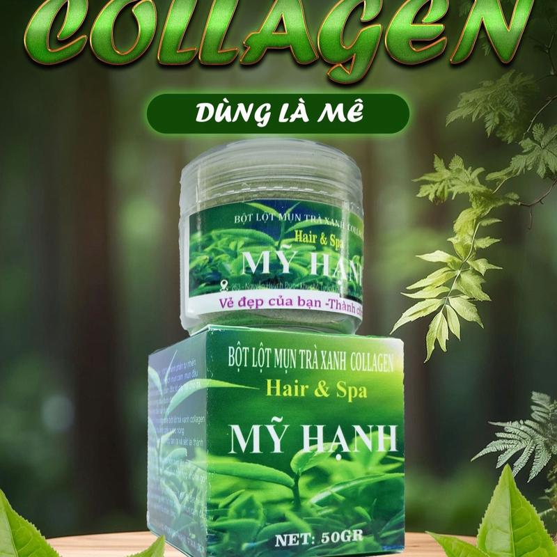 Mặt Nạ Bột Lột Mụn Trà Xanh Lấy Đi Được Các Loại Mụn Giúp Cân Bằng Độ Ẩm Ngăn Ngừa Mụn Tái Phát Và Hình Thành. Giúp Da Sạch Sâu Hỗ Trợ Se Khít Lỗ Chân Lông