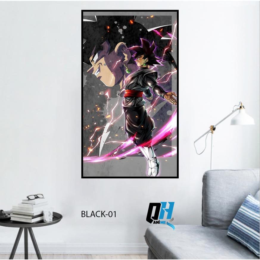 TRANH DÁN TƯỜNG DRAGON BALL GOKU BLACK ,DÁN TƯỜNG FOMEX 5mm,DECOR TRANG TRÍ,TRANH ANIME DÁN TƯỜNG