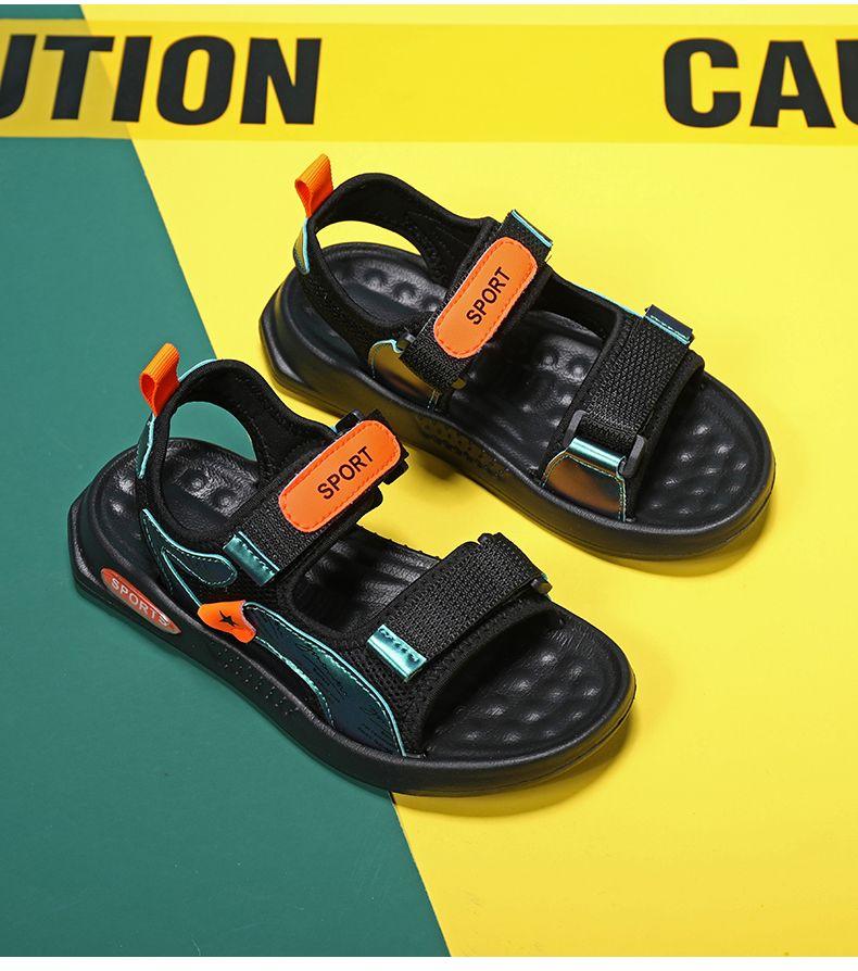 Product Introduction of ABC PEAC Boys' Sandals 2025 Summer New Soft Sole Non-Slip Boys' Sports Beach Shoes For Big Kids 10