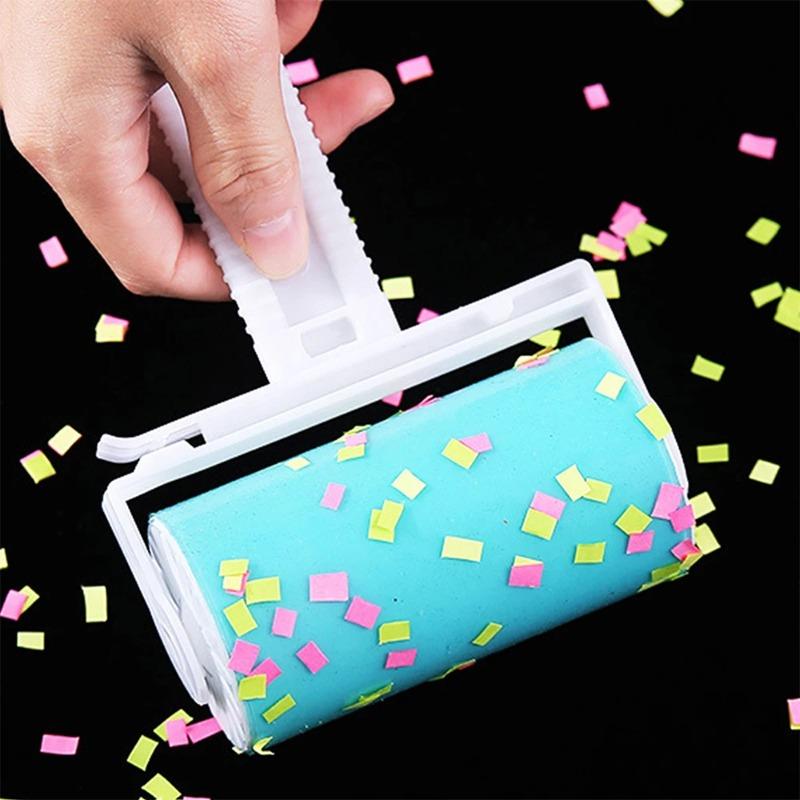 Reusable Lint Roller Washable Lint Remover for Clothes Pet Hair Sticky Home Cleaning sticky  roller 1