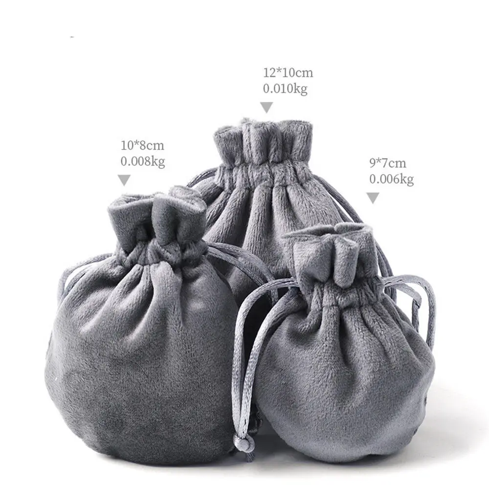 1 piece  lake blue. jewellery storage bag Jewelry pouch  light pink  beige velvet fabric  burgundy jewellery storage bag drawstring bag for Jewelry