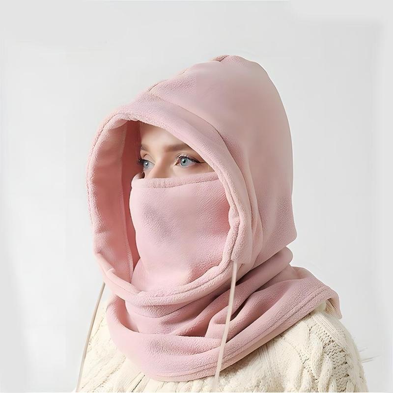 Product Introduction of Solid Color Windproof Balaclava Hat, 1 Count Comfortable Knitted Balaclava Hat for Women & Men, Outdoor Sports Hat for Skiing & Outdoor Enthusiasts 6